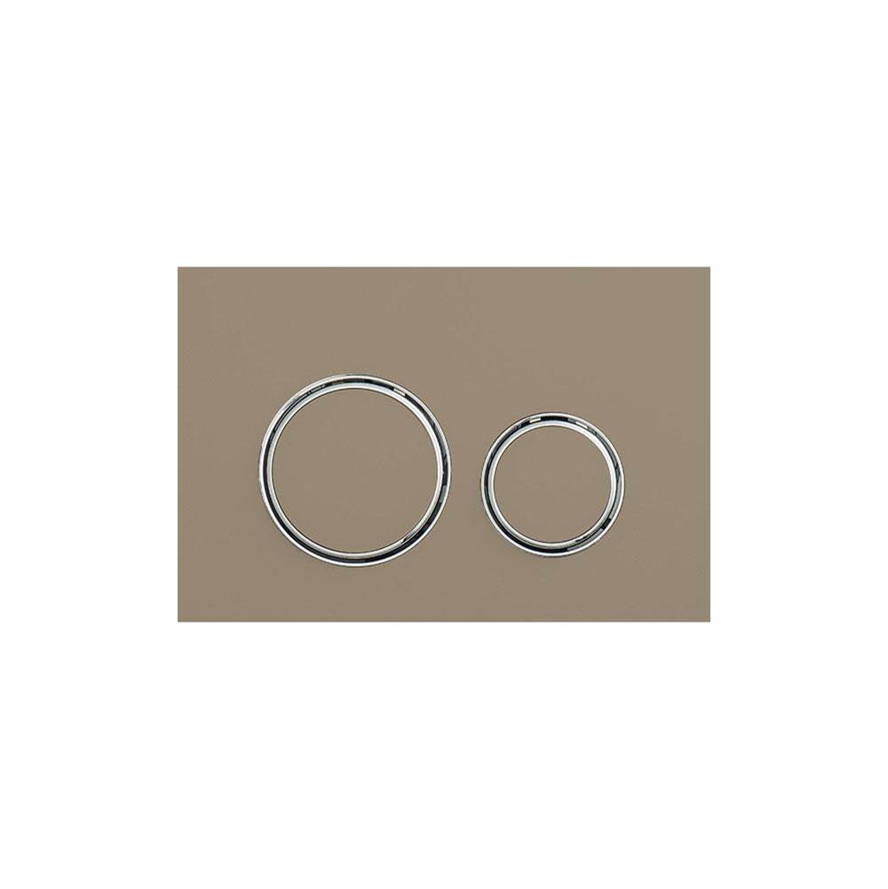 Geberit - Geberit actuator plate Sigma21 for dual flush, metal colour chrome-plated: chrome-plated, camel - Chrome Plated, Camel