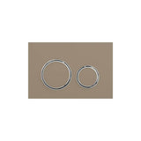 Geberit - Geberit actuator plate Sigma21 for dual flush, metal colour chrome-plated: chrome-plated, camel - Chrome Plated, Camel