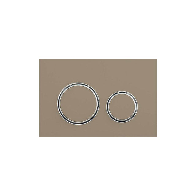 Geberit - Geberit actuator plate Sigma21 for dual flush, metal colour chrome-plated: chrome-plated, camel - Chrome Plated, Camel