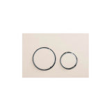 Geberit - Geberit actuator plate Sigma21 for dual flush, metal colour chrome-plated: chrome-plated, beige - Chrome Plated, Beige