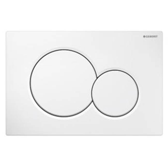 Geberit - Dual-Flush Plate For Sigma Series In-Wall Toilet System - Alpine white