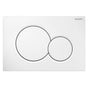 Geberit - Dual-Flush Plate For Sigma Series In-Wall Toilet System - Alpine white