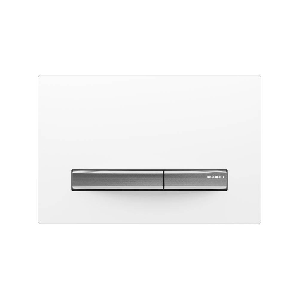 Geberit - Geberit actuator plate Sigma50, for dual flush: white alpine - Alpine white