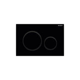 Geberit - Geberit actuator plate Sigma20 for dual flush: black, matt black - Black, Design Rings: Matt Black
