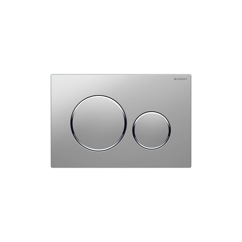 Geberit - Geberit actuator plate Sigma20 for dual flush: matt chrome-coated, easy-to-clean coated, bright chrome-plated