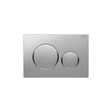 Geberit - Geberit actuator plate Sigma20 for dual flush: matt chrome-coated, easy-to-clean coated, bright chrome-plated