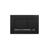 Geberit - Geberit actuator plate Sigma30 for dual flush: black matt coated, easy-to-clean coated, bright chrome-plated