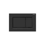 Geberit - Geberit actuator plate Sigma30 for dual flush: black matt coated, easy-to-clean coated, black - Black Matt Coated, Black