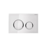 Geberit - Geberit actuator plate Sigma21 for dual flush: white, bright chrome-plated