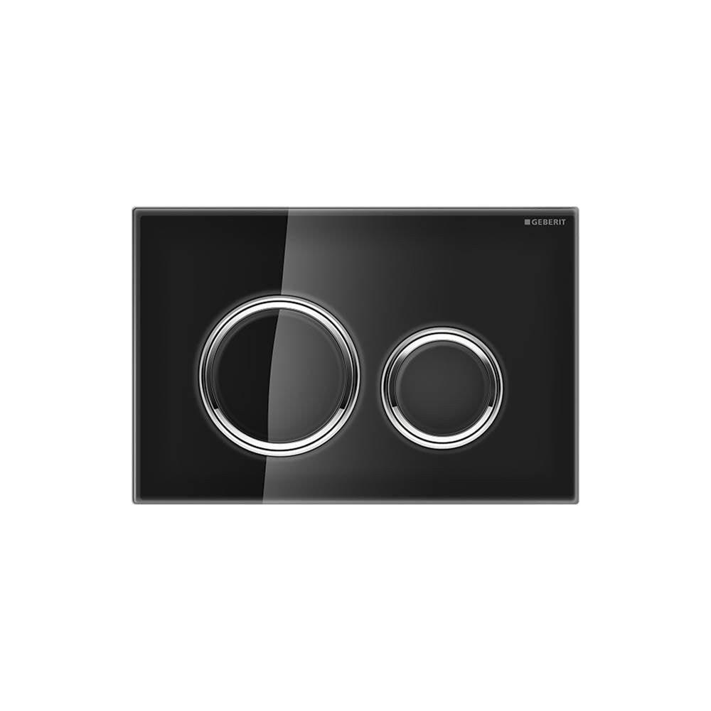 Geberit - Geberit actuator plate Sigma21 for dual flush: black, bright chrome-plated