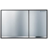 Geberit - Geberit actuator plate Omega60 for dual flush, surface-even: brushed chrome - Brushed Chrome