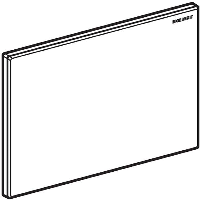 Geberit cover plate Omega: customised