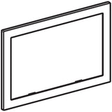 Cover frame for Geberit actuator plate Omega60: bright chrome-plated