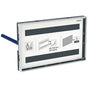 Geberit - Geberit cover plate Omega, surface-even, with sight frame