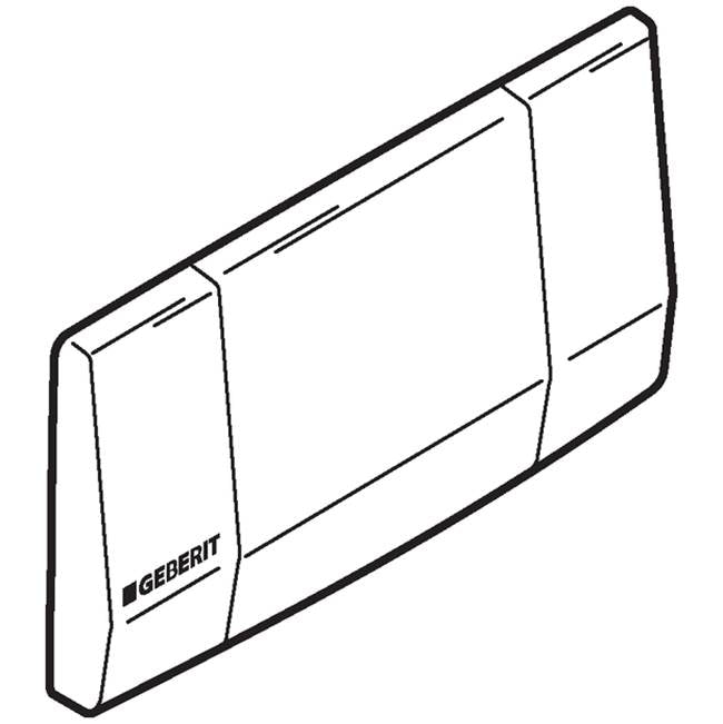 Geberit actuator plate Highline for stop-and-go flush, screwable