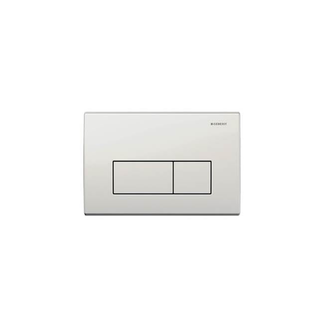 Geberit - Geberit actuator plate Kappa50 for dual flush: white alpine - White