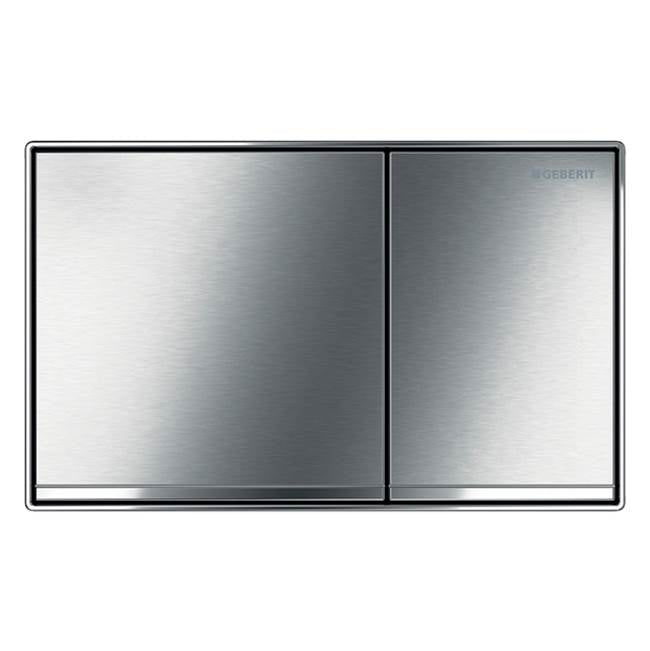 Geberit - Geberit actuator plate Sigma60 for dual flush, surface-even: brushed chrome