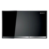 Geberit - Geberit actuator plate Sigma60 for dual flush, surface-even: black glass
