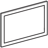 Cover frame for Geberit actuator plate Sigma60: bright chrome-plated