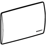 Geberit cover plate Kappa: white alpine