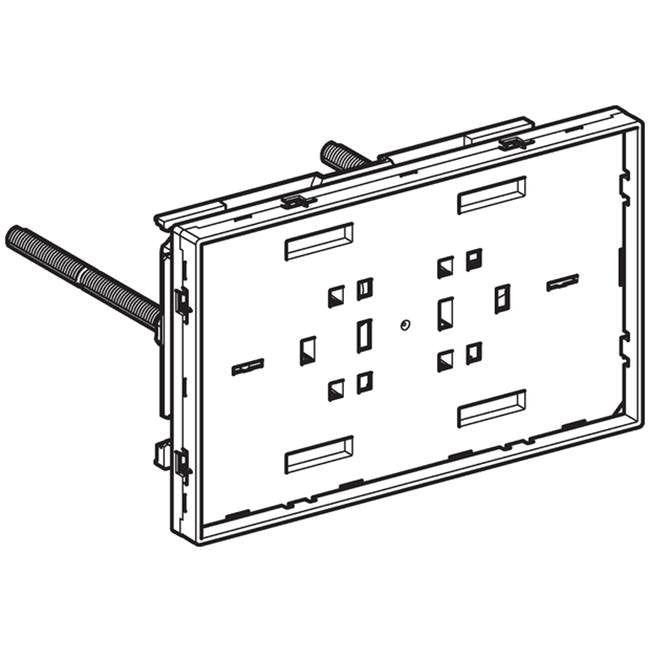 Geberit cover plate Sigma, surface-even, with sight frame