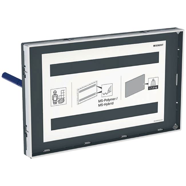 Geberit - Geberit cover plate Sigma, surface-even, with sight frame
