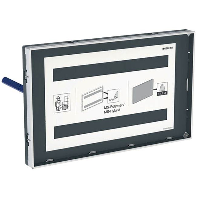 Geberit - Geberit cover plate Sigma, surface-even, with sight frame