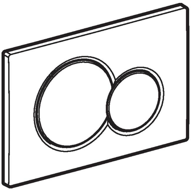 Dual-Flush Plate For Sigma Series In-Wall Toilet System