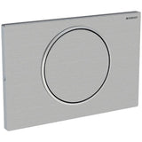 Geberit - Geberit actuator plate Sigma10 for stop-and-go flush, screwable: stainless steel brushed/polished/brushed - Stainless Steel