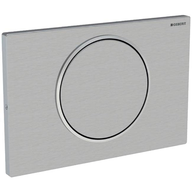 Geberit - Geberit actuator plate Sigma10 for stop-and-go flush, screwable: stainless steel brushed/polished/brushed - Stainless Steel