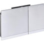 Geberit - Geberit actuator plate Sigma60 for dual flush, ready-to-fit set: chrome-plated, brushed, easy-to-clean coated, bright chrome-plated