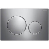 Geberit - Geberit actuator plate Sigma20 for dual flush: bright chrome / matt chrome / bright chrome