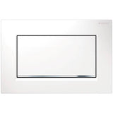 Geberit - Geberit actuator plate Sigma30 for stop-and-go flush, screwable: white / bright chrome / white