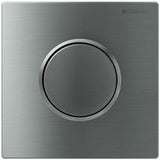 Geberit - Geberit urinal flush control with pneumatic flush actuation, actuator plate type 10: stainless steel brushed/polished/brushed - Stainless Steel