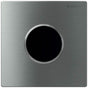 Geberit - Geberit urinal flush control with electronic flush actuation, mains operation, cover plate type 10: stainless steel brushed/polished/brushed - Stainless Steel