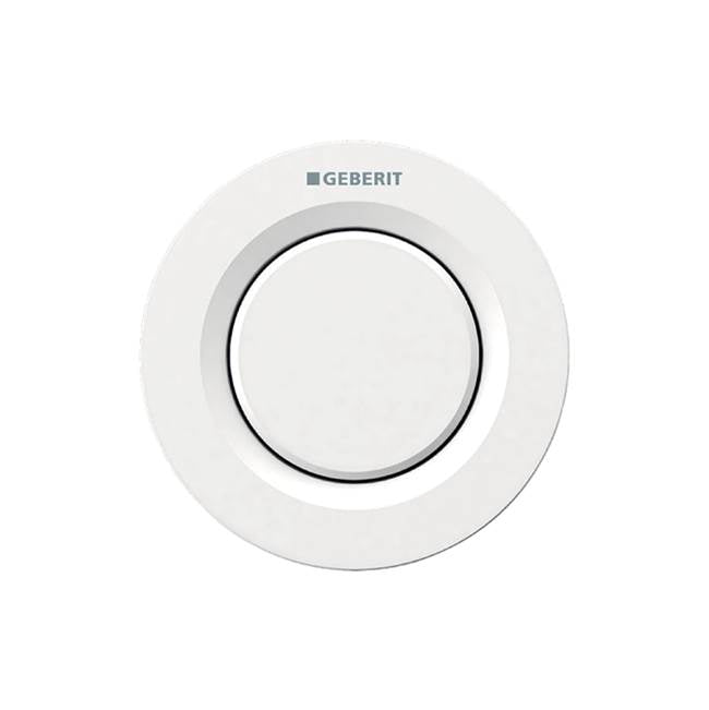 Geberit - Geberit remote flush actuation type 01, pneumatic, for single flush, for Sigma concealed cistern 8 cm, concealed actuator: white alpine