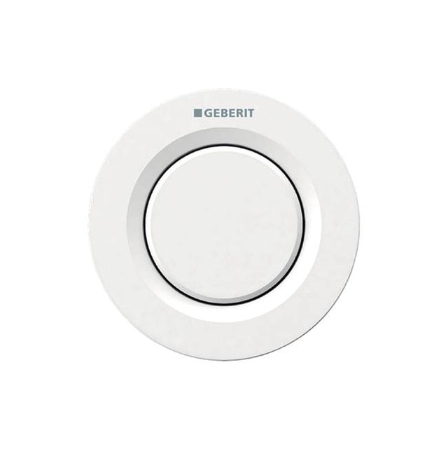 Geberit - Geberit remote flush actuation type 01, pneumatic, for single flush, for Sigma concealed cistern 8 cm, concealed actuator: white alpine