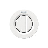 Geberit - Geberit remote flush actuation type 01, pneumatic, for dual flush, concealed actuator: white alpine