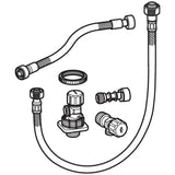 Bottom water supply connection set for Geberit Monolith sanitary module for WC, 101 cm