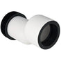 Geberit - Geberit straight connector set for wall-hung WC, stepped by 3 cm: white alpine