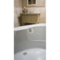 Geberit - Geberit bathtub drain with TurnControl handle actuation, rough-in unit 17-24'' PP with ready-to-fit-set trim kit: bright chrome-plated