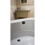 Geberit - Geberit bathtub drain with TurnControl handle actuation, rough-in unit 17-24'' PP with ready-to-fit-set trim kit: hard coat oil-rubbed bronze