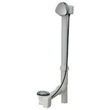 Geberit - Geberit bathtub drain with TurnControl handle actuation, rough-in unit 17-24'' PP with ready-to-fit-set trim kit: biscuit