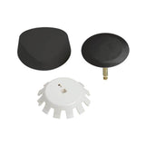 Geberit - Ready-To-Fit-Set Trim Kit, For Bathtub Drain With Turncontrol Handle Actuation Black Matte Coated - Matte Black