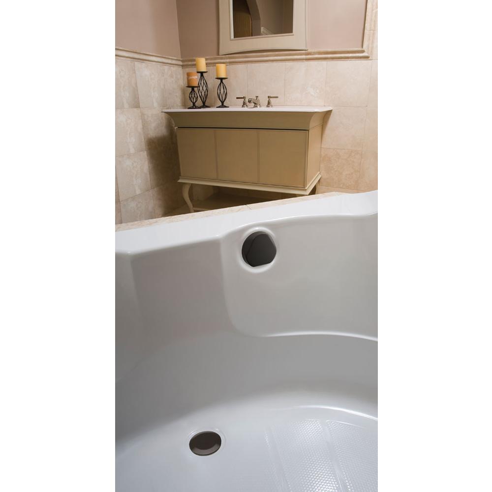 Geberit - Ready-to-fit-set trim kit, for Geberit bathtub drain with TurnControl handle actuation: Hard coat oil-rubbed bronze