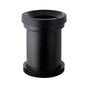 Geberit - Geberit straight connector with sleeve and lip seals: d110mm d1=120-125mm black