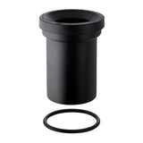 Geberit - Geberit straight connector with sleeve and round cord ring: d110mm black
