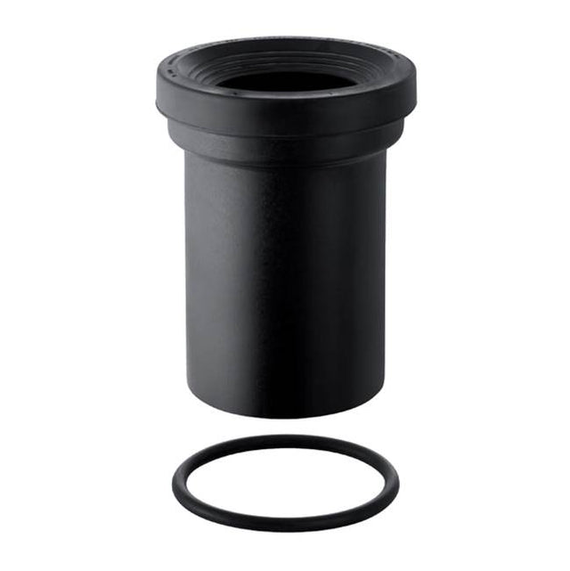 Geberit - Geberit straight connector with sleeve and round cord ring: d110mm black