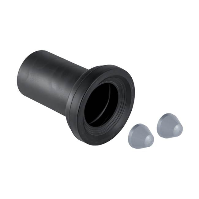 Geberit - Geberit straight connector with sleeve and cover caps: d90mm matt chrome-plated