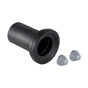 Geberit - Geberit straight connector with sleeve and cover caps: d90mm matt chrome-plated